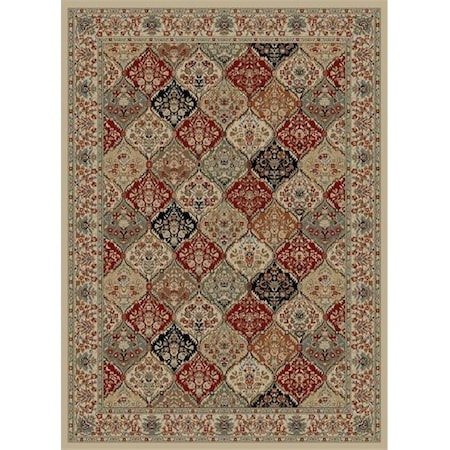 Concord Global Trading Concord Global 61825 5 ft. 3 in. x 7 ft. 3 in. Ankara Bakhtiar - Ivory 61825